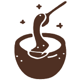 bowl and soup icon single ingredient dog training treats - Icon